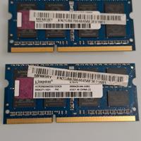 kingston so-dimm ddr3 2x 2GB