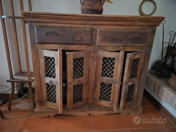 mobile etnico legno massello