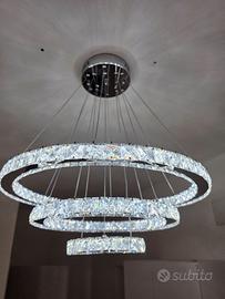 Lampadario cristallo brillante NUOVO