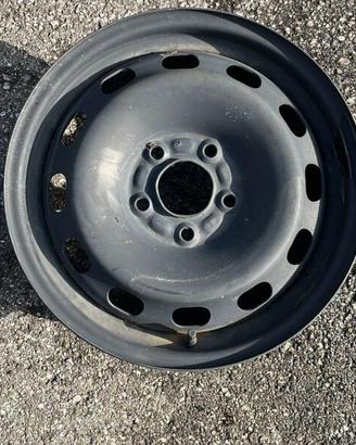 4 - CERCHI IN FERRO FORD 6X15 5X108 ET52,5 CB 63,4