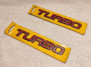 Turbo vintage anni 80/90 Autoadesivo Nuovi