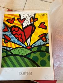 A New Day Romero Britto per Campari serigrafia