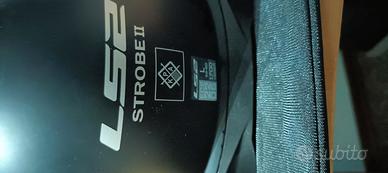 CASCO MOTO LS2 STROBE II Modulare TG L 59/60 nero