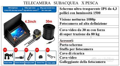 TELECAMERA   SUBACQUEA   X PESCA