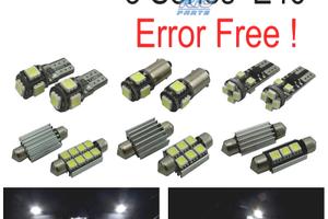 KIT 16 LAMPADE LED INTERNE PER BMW E46 SEDAN COUPE