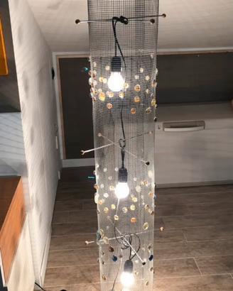 Lampada da terra artigianale