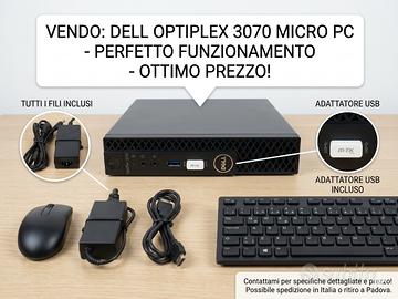 Mini PC Dell OptiPlex 3070 Micro - Perfetto