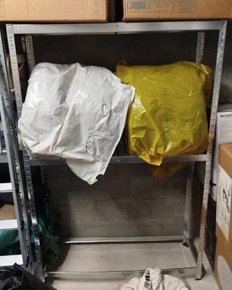 Scaffale portagomme 180Hx120Lx40P