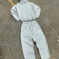 Tuta Corteiz grigia – Completo Felpa + Pantaloni