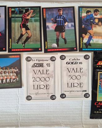 BUSTINA FIGURINE CALCIATORI GOLD SCORE 93