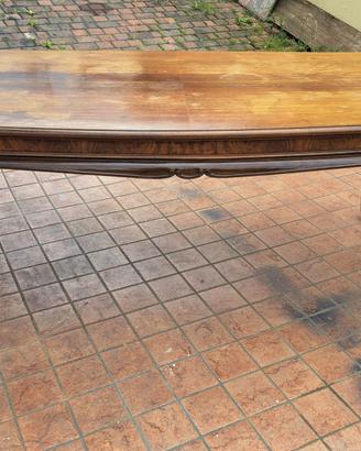 tavolo italiano in noce fisso