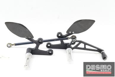 Pedane ergal CNC nere Valter Moto Ducati 748 916 9