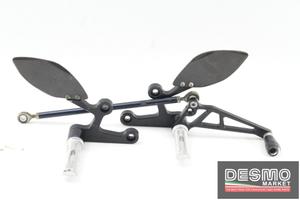 Pedane ergal CNC nere Valter Moto Ducati 748 916 9