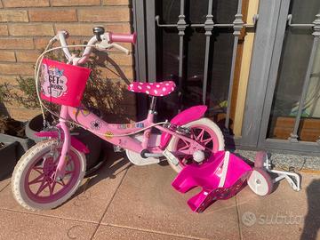 Bicicletta 12 pollici  per bimba