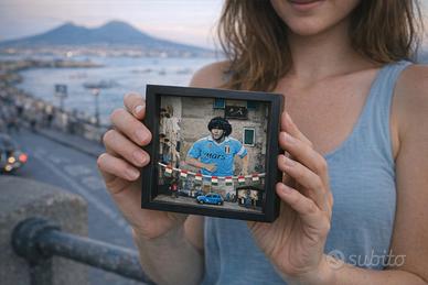 quadro mini largo maradona