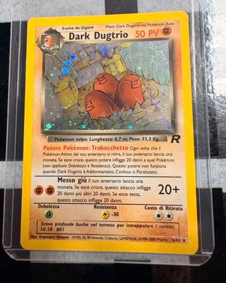 Carta Pokemon Dark Dugtrio Holo 6/82