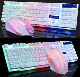 mouse+ tastiera da gamer USB