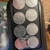 Nr 8 monete 100 lire vaticano papa Giovanni paolo