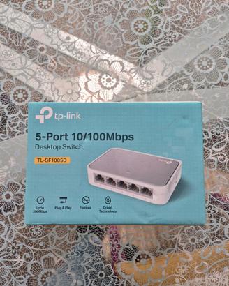 Switch TP LINK 5 porte 10/100 mbps TL-SF1005D