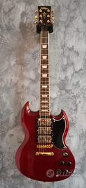 Vintage vs63 reissued electric guitar ~ cherry red
