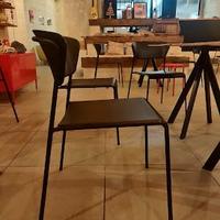 sedia S-CAB lisa in tecnopolimero total black