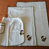 COORDINATO CUCINA 2 CANOVACCI + GREMBIULE 