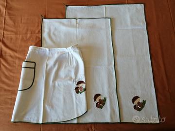 COORDINATO CUCINA 2 CANOVACCI + GREMBIULE 