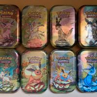Pokemon TCG Evoluzioni Prismatiche 8x Mini Tins 
