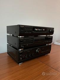Impianto stereo TECHNICS + 2 casse RCF
