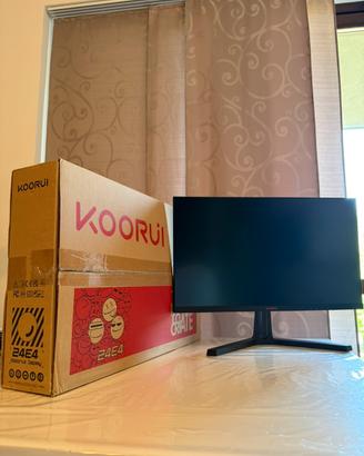 Monitor Koorui 24E4 gaming + Scatola originale