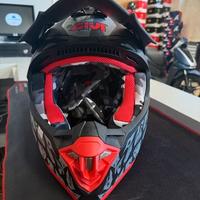 Casco GIVI 601 NERO - TITANIO - ROSSO
