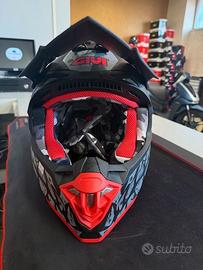 Casco GIVI 601 NERO - TITANIO - ROSSO