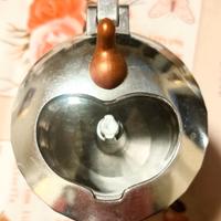 Caffettiera 3 tazze coperchio trasparente