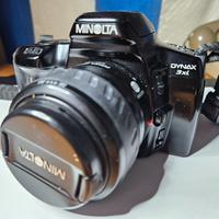 Minolta Reflex a rullino con Zoom Sigma 75/300
