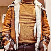 bomber b3 aviator shearling tg.L zara