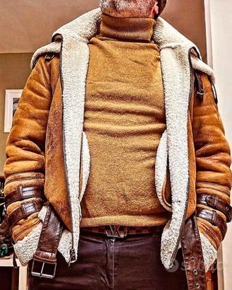 bomber b3 aviator shearling tg.L zara