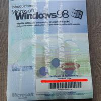 Software Microsoft Windows 98 Sigillato CD Booklet