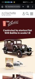 Fiat 508 Balilla in scala 1:8