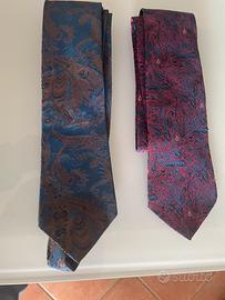 Gucci cravatte pura seta Vintage