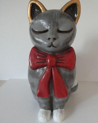 THUN Gatto Leonardo grigio vintage