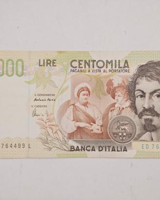 100.000 Lire Caravaggio II Tipo (1994)