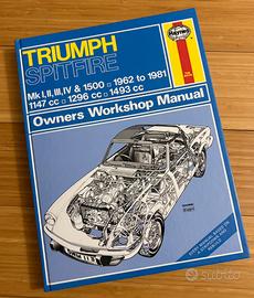 TRIUMPH SPITFIRE WORKSHOP MANUAL HAYNES