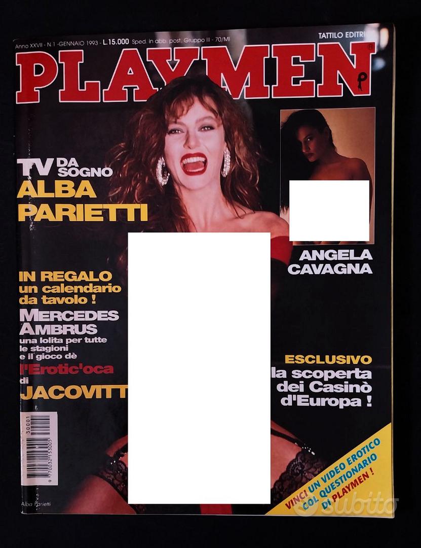 PLAYMEN GENNAIO 1993 ALBA PARIETTI ANGELA CAVAGNA - Libri e Riviste In  vendita a Roma