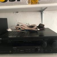 Sintoamplificatore con casse