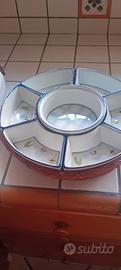 set antipasti con ciotole inceramicw