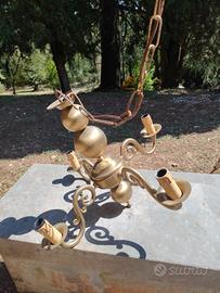lampadario anni 80 