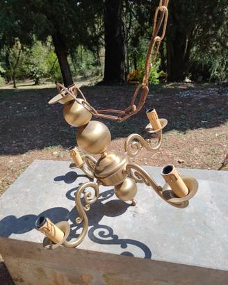 lampadario anni 80 