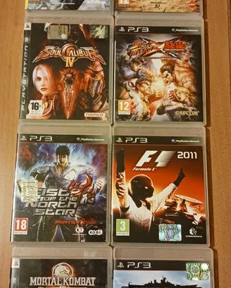 8 Giochi per PlayStation.  Vari titoli