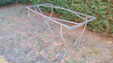 Base tavolo ferro battuto