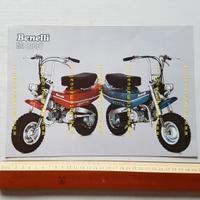 Benelli 50 Caddy 1975 Depliant brochure ciclomotor